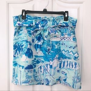 Lilly Pulitzer Fresh Catch Toile Skirt